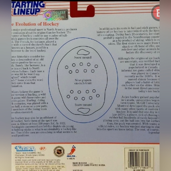 1998 Kenner Starting Lineup Wayne Gretzky action figure NIB - Picture 2 of 4